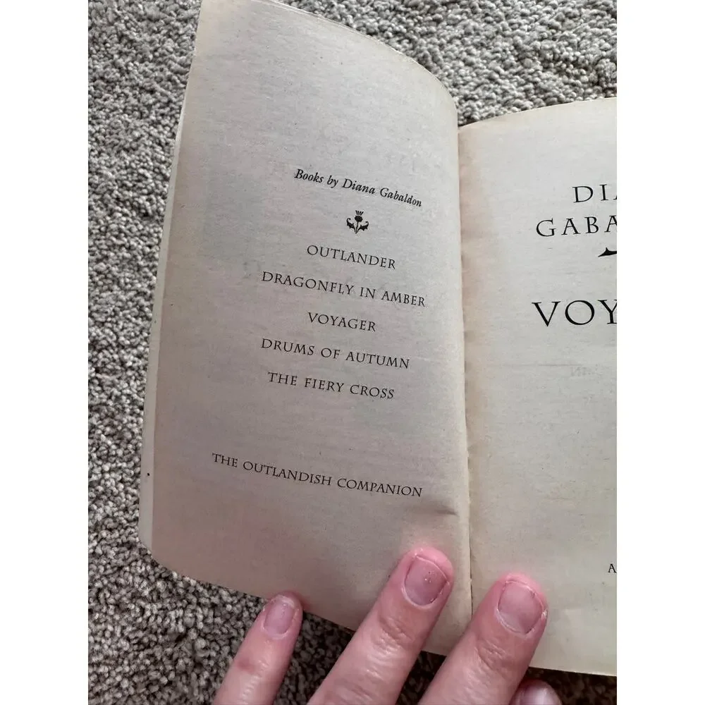 Voyager by Diana Gabaldon Paperback Copy Outlander Series #3 Historical Fiction
